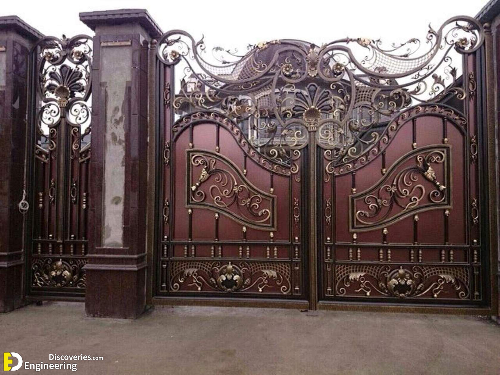 Top 35 Spectacular Front Gate Design Ideas