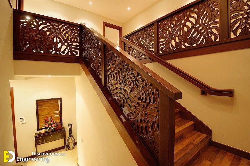Top 45 Modern CNC Stair Railing Design Ideas Engineering Discoveries