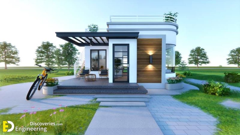 Modern Small House Design 6 X 7 M (42Sqm) With 2 Bedroom | Engineering ...