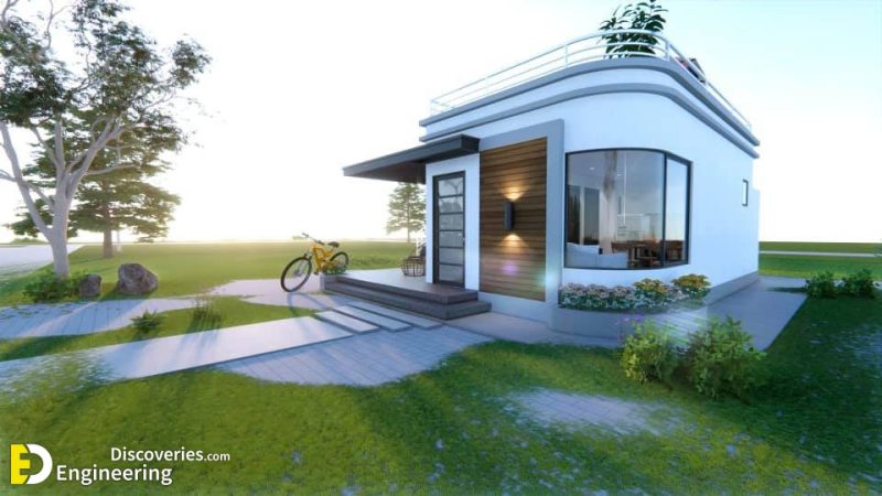 Modern Small House Design 6 X 7 m (42Sqm) With 2 Bedroom - Engineering