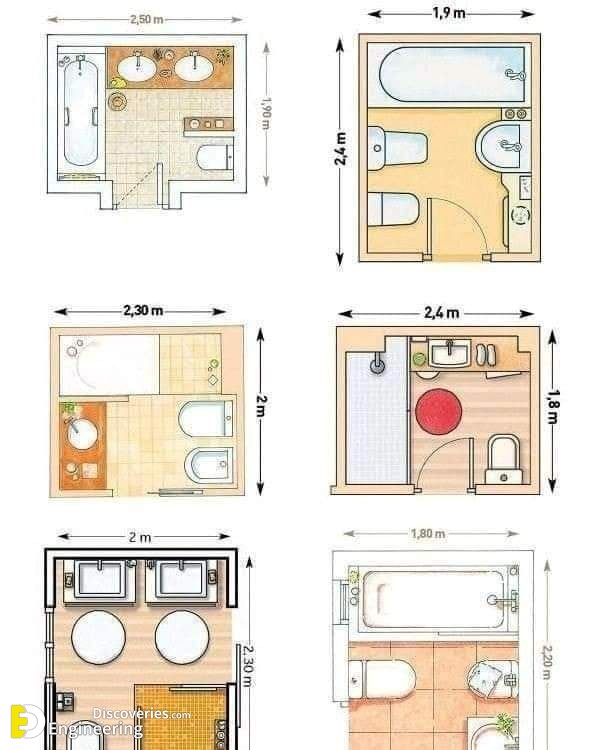 Standard Bathroom Dimensions - Engineering Discoveries