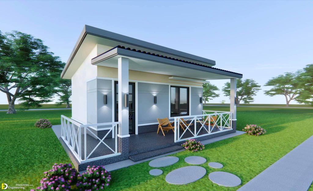 30 Sqm Small House Design With Free Floor Plan | Engineering Discoveries