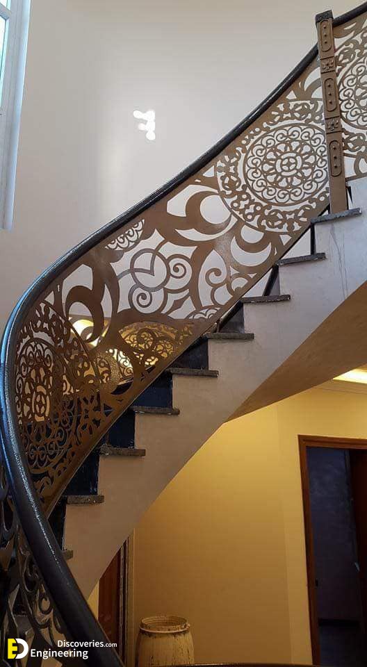 Top 45 Modern CNC Stair Railing Design Ideas Engineering Discoveries