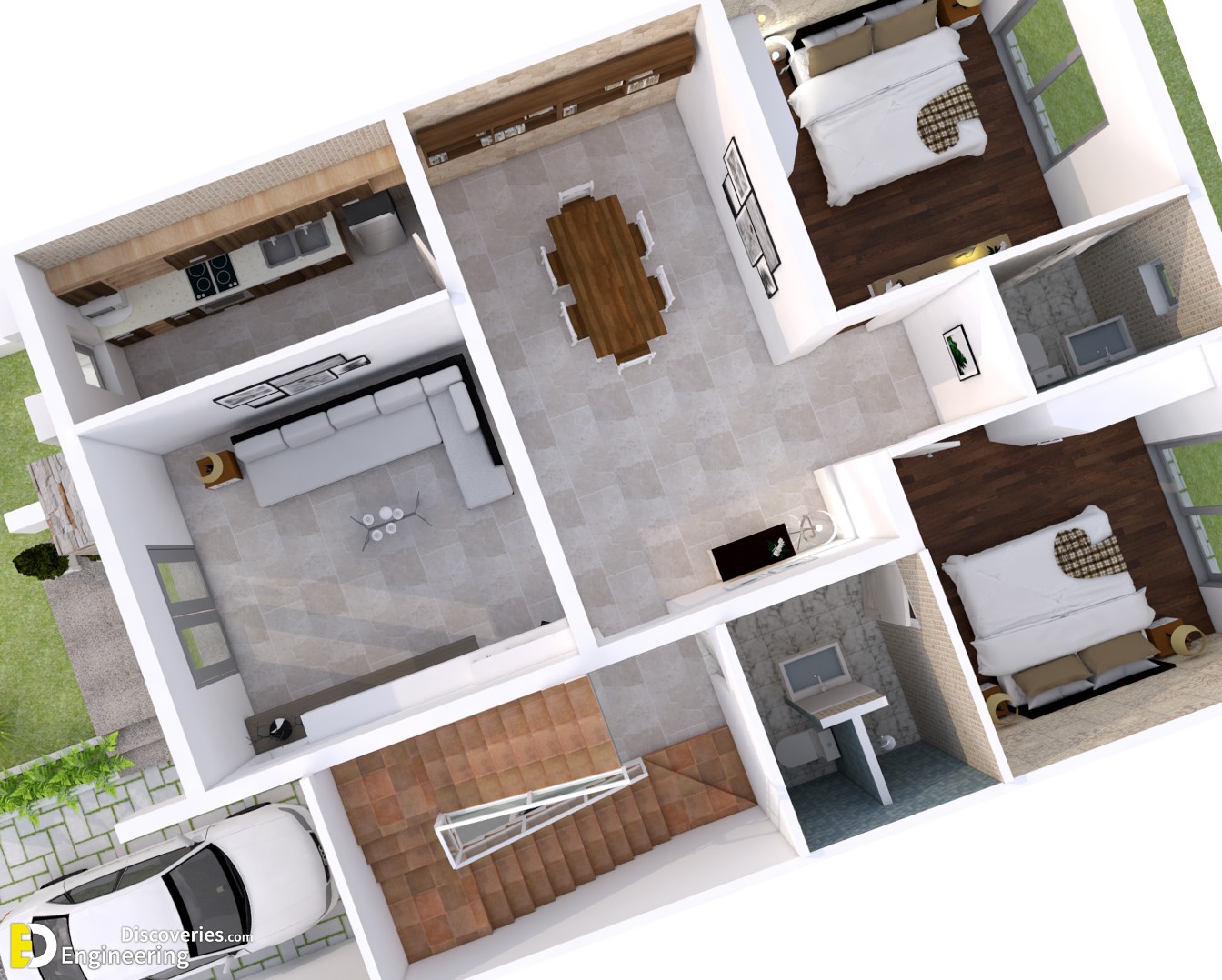 House Design Plan 9x12m With Free Plan | Engineering Discoveries