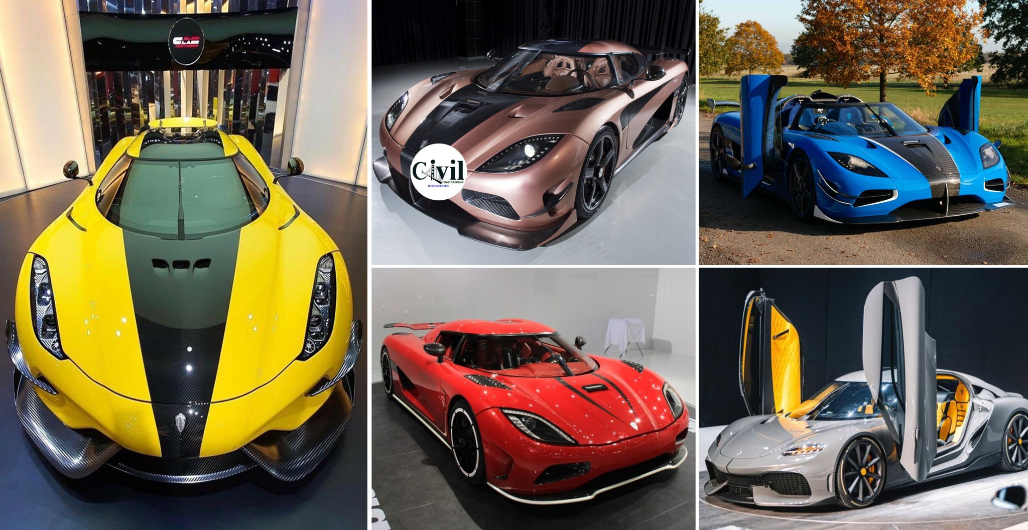 Top 30 HighPerformance Sports Cars Of Koenigsegg Engineering Discoveries