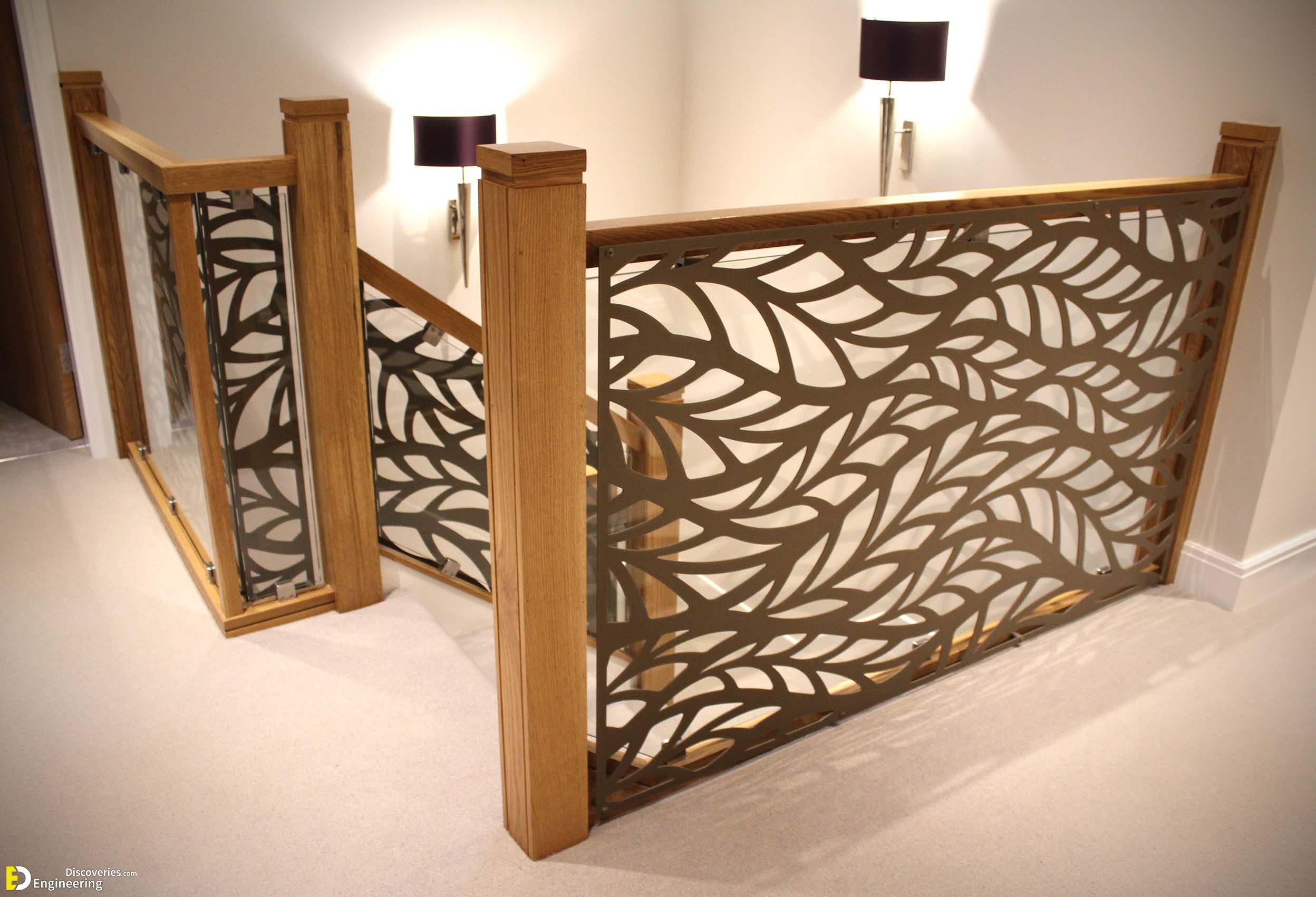 Top 45 Modern CNC Stair Railing Design Ideas Engineering Discoveries