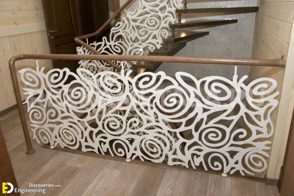 Top 45 Modern CNC Stair Railing Design Ideas Engineering Discoveries