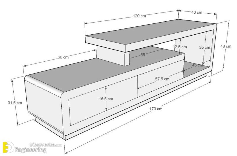 Standard Furniture Dimensions And Drawings Engineering Discoveries