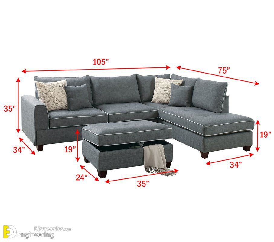 Standard Sizes And Dimensions Of Home Furniture | Engineering Discoveries