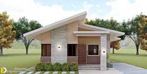 Bungalow House Design 8x9 Meters With 3 Bedroom | Engineering Discoveries