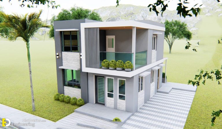 2 Storey Modern Minimalist House Design 6.5m x7.0m With 3 Bedroom ...