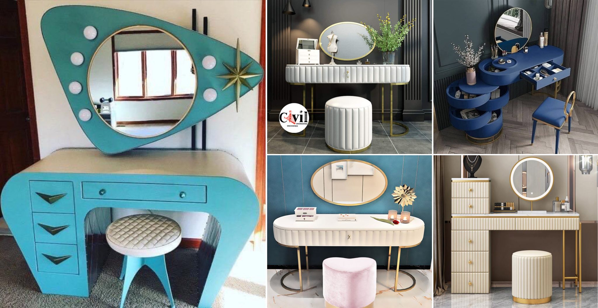 40+Modern Vanity Table Ideas With Mirror In The Bedroom Engineering