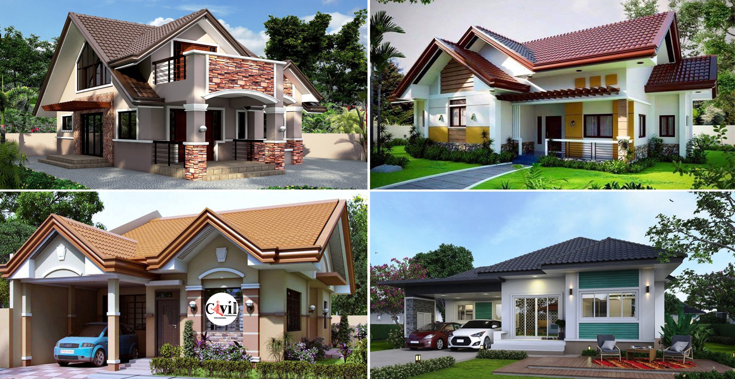 Beautiful Bungalow House Design Ideas - Engineering Discoveries