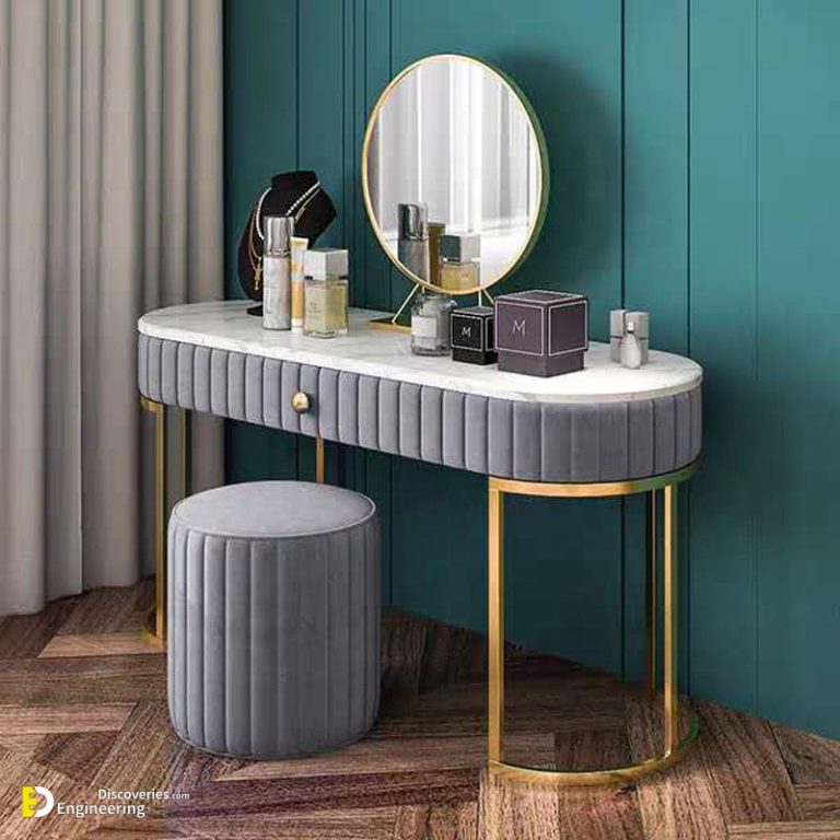 40+Modern Vanity Table Ideas With Mirror In The Bedroom | Engineering