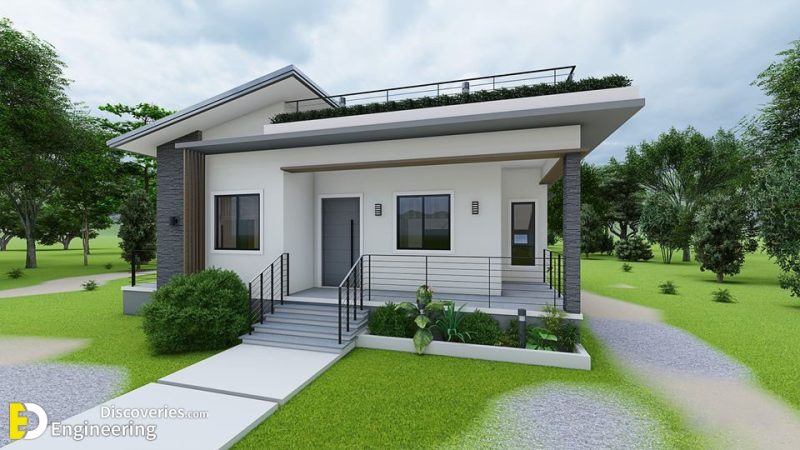 100 SQ.M. Modern House Design Plans 10.0m x 10.0m With 3 Bedroom ...