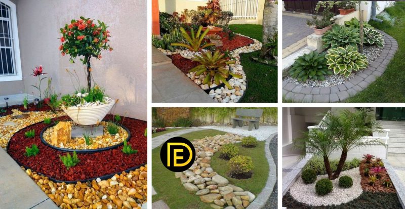 40 River Rock Garden Ideas For Beautiful DIY Designs Engineering   40 River Rock Garden Ideas For Beautiful DIY Designs 800x413 