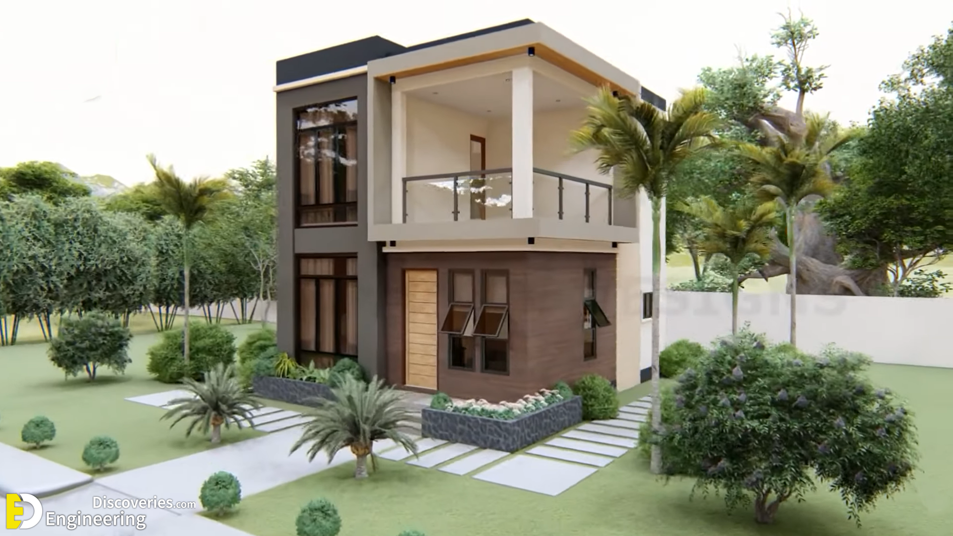 Small Storey House Design M X M With Bedrooms Engineering