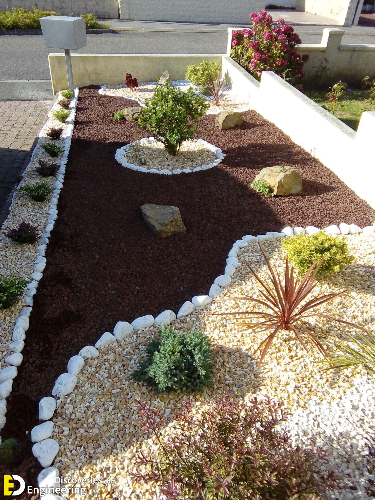 idée déco jardin facile extérieur diy idée projet  Rock garden  landscaping, Front yard garden, Garden decor projects
