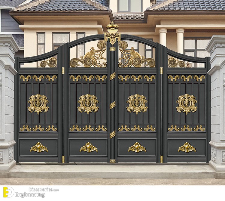 Spectacular Front Iron Gate Ideas For Home - Engineering Discoveries