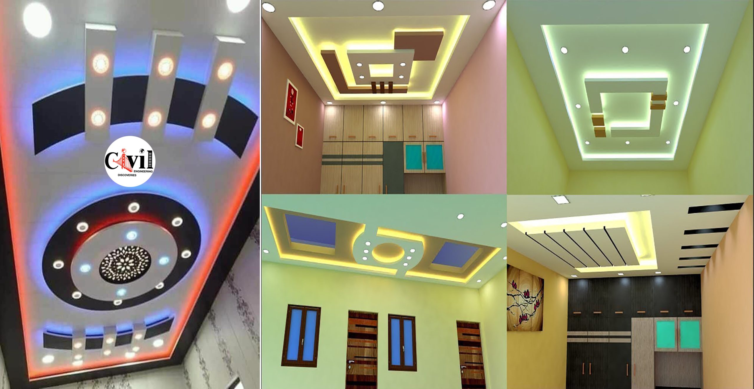 Designer False Ceiling Ideas for Living Room - Designs for Hall False  Ceiling