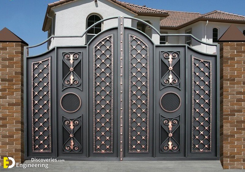 Spectacular Front Iron Gate Ideas For Home - Engineering Discoveries