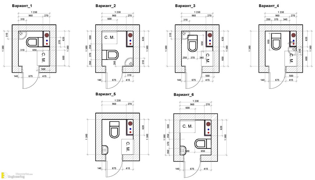 50 Typical Bathroom Dimensions And Layouts Engineering Discoveries