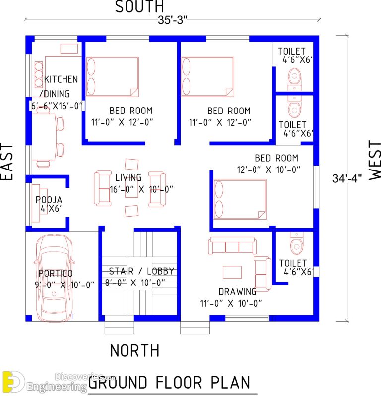 Awesome House Plan Design Ideas For different Areas | Engineering ...