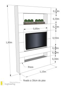 Tv Unit Dimensions And Size Guide 