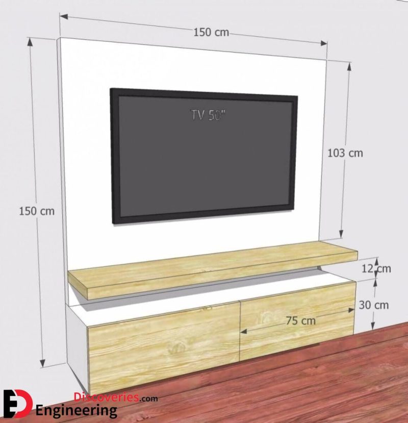 Tv Unit With Dimensions - Image to u