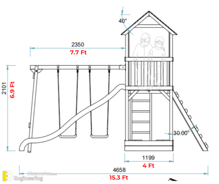 Standard kids Outdoor Play Equipment Dimensions Engineering Discoveries