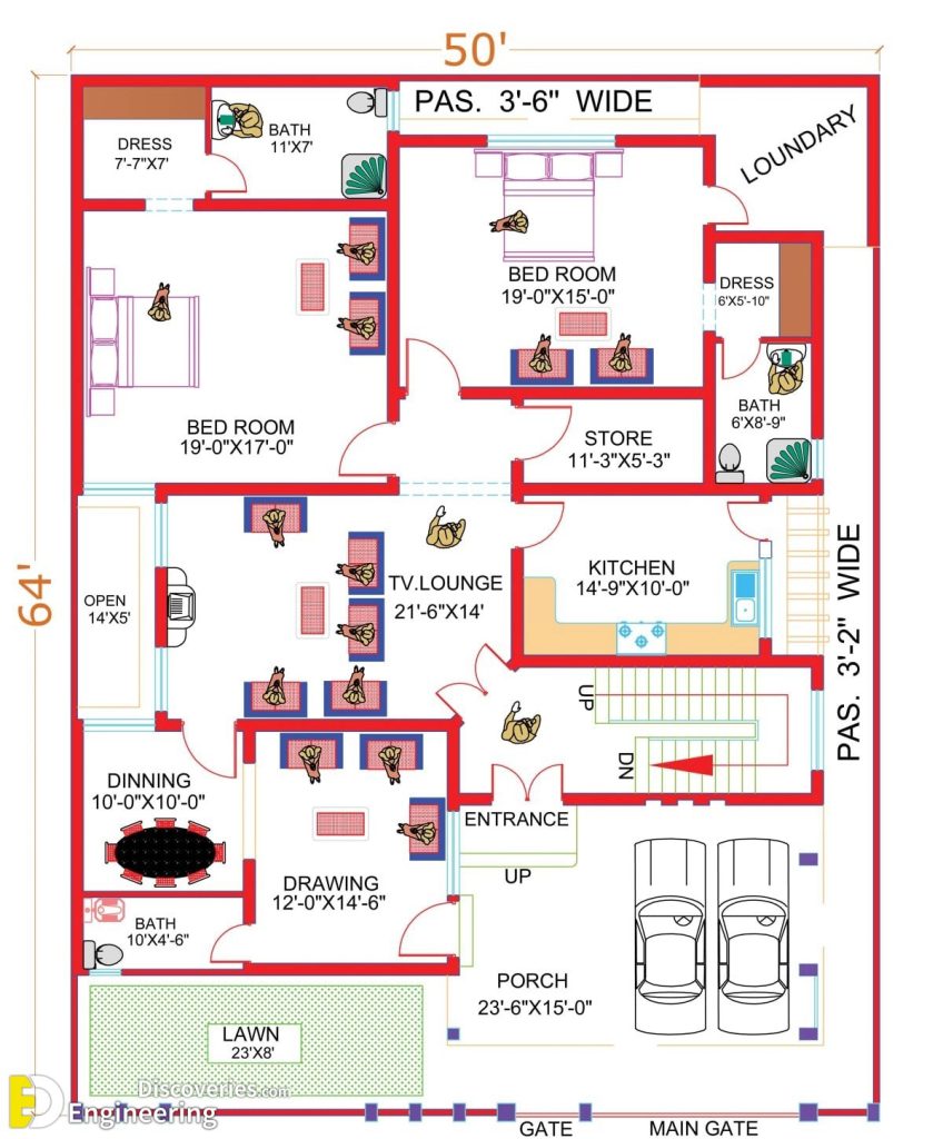 36+ Awesome House Plan Ideas For Different Areas | Engineering Discoveries