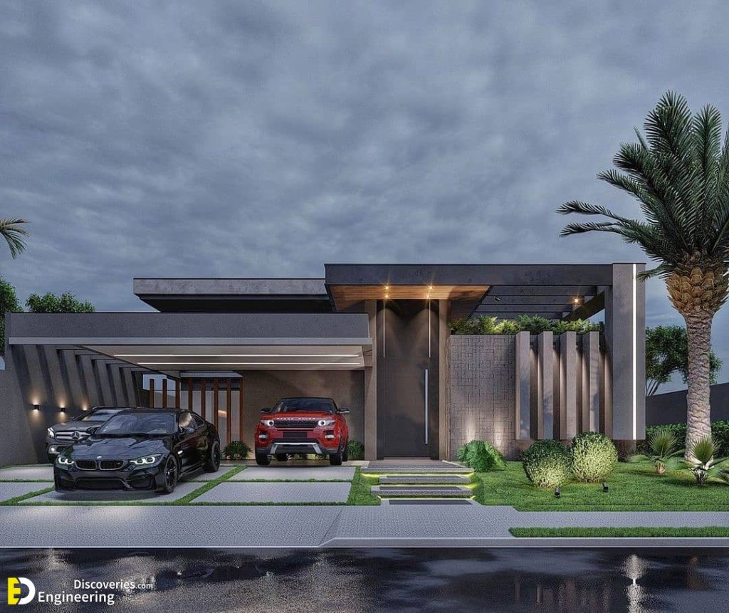 Top 51 Modern House Design Ideas With Perfect Garage Car For 2022   215914821 332797515005879 2907107891885171584 N 1024x861 