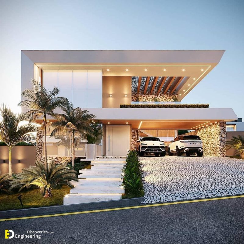 Top 51+ Modern House Design Ideas With Perfect Garage Car