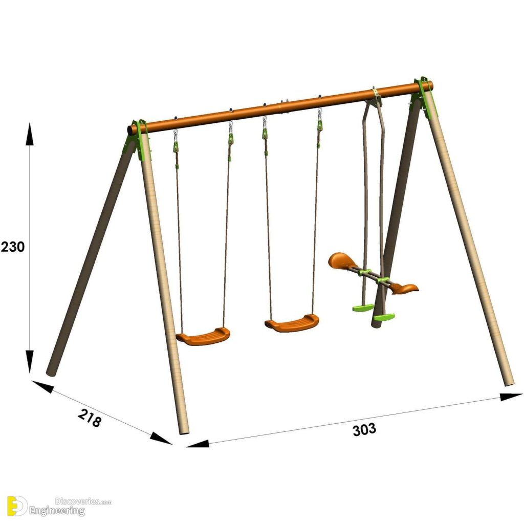 Standard kids Outdoor Play Equipment Dimensions Engineering Discoveries