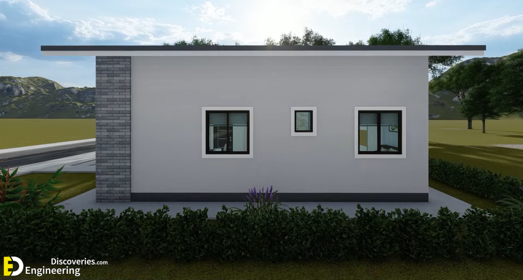 72 SQ.M. Small Modern House Design 8.0m X 9.0m With 3-Bedrooms ...