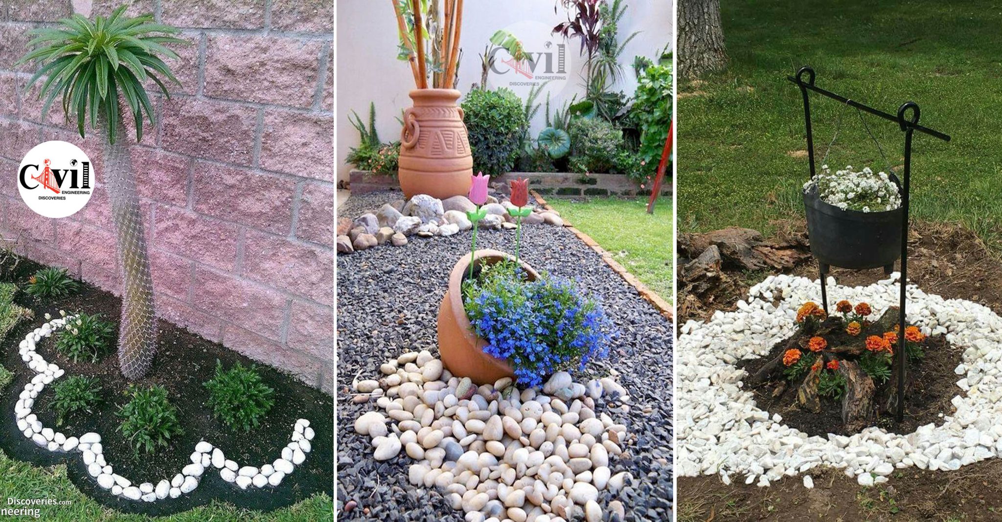 Marvelous Decorative Garden Design Ideas With Stones Engineering