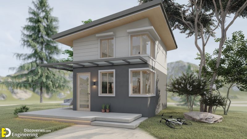 Modern House Design With Loft 4.0m x 6.0m With 1 Bedroom | Engineering ...