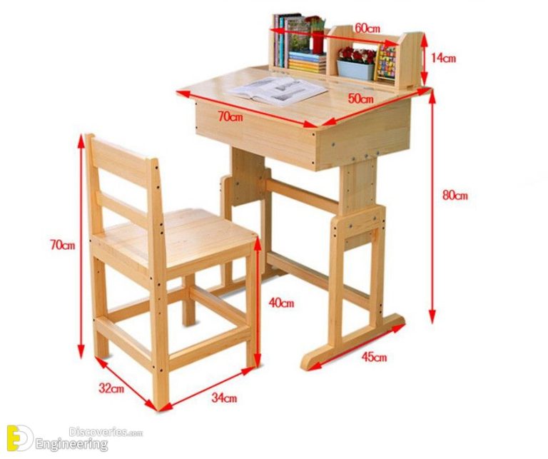 Beautiful Study Table Design Ideas With Dimension For students Engineering Discoveries