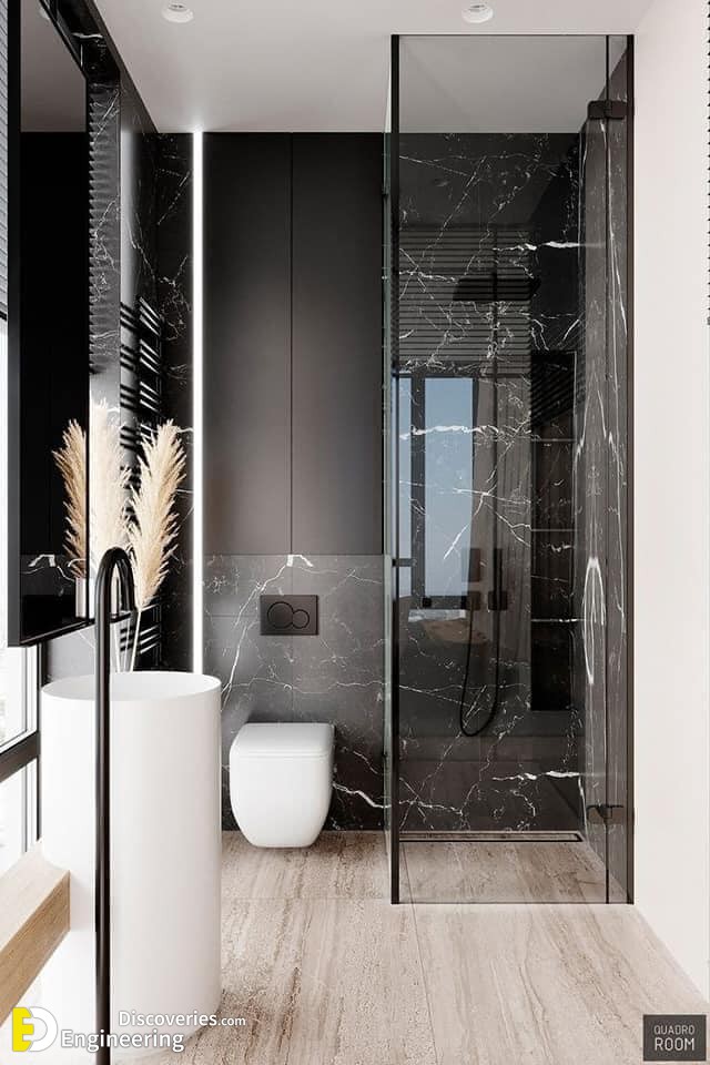 10 Black Luxury Bathroom Design Ideas - Decor10 Blog  Top bathroom design,  Bathroom layout, Bathroom design