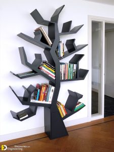 30+ Creative Wooden Bookshelf Ideas | Engineering Discoveries