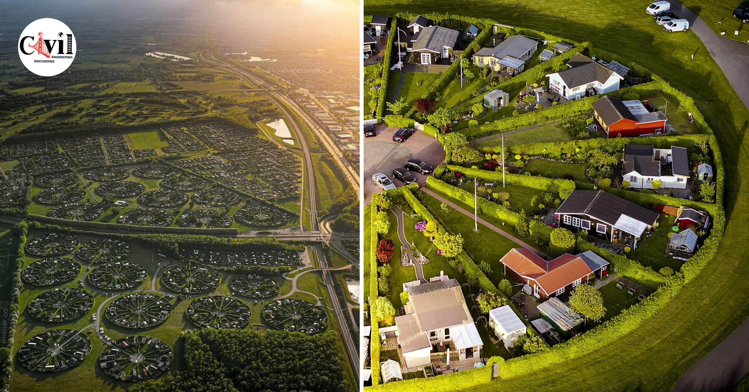 The Eco-friendly Brøndby Garden City, Copenhagen, Denmark