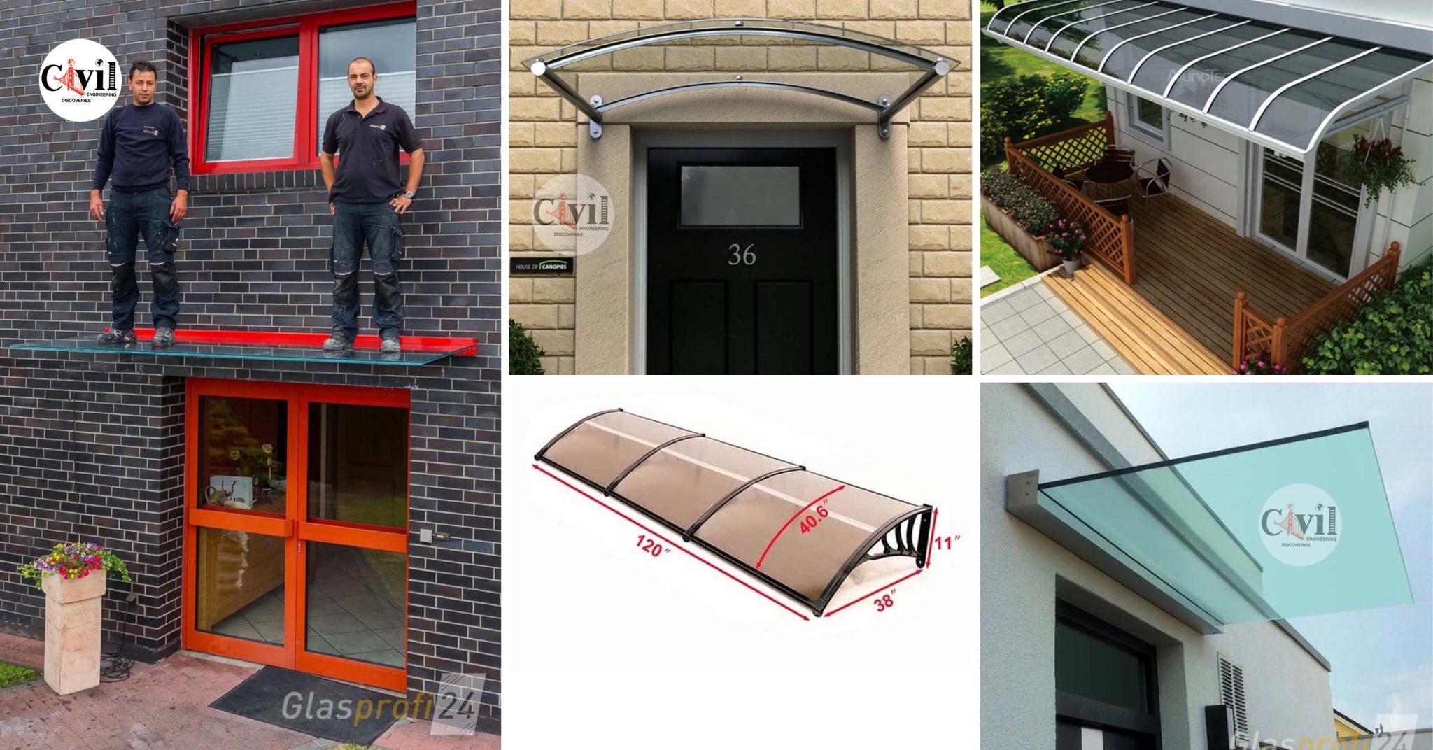 Glassdoor Canopy Metal Frame Design Ideas Engineering Discoveries