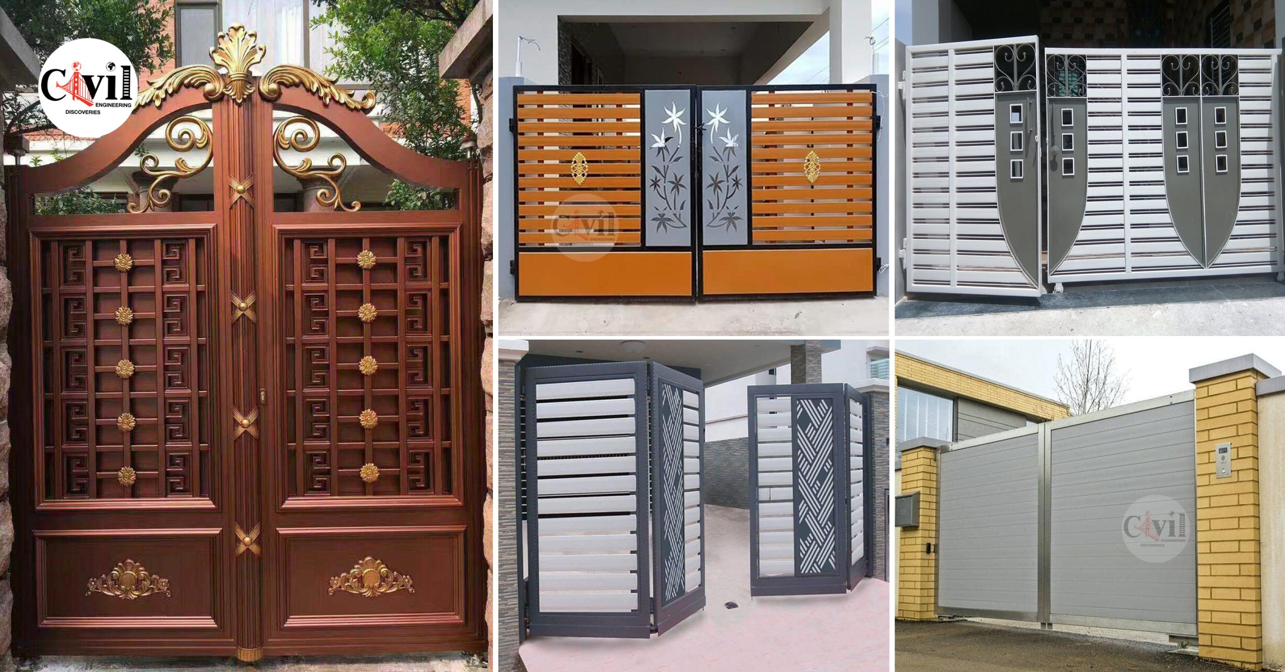 Modern Iron Gate Designs For House In