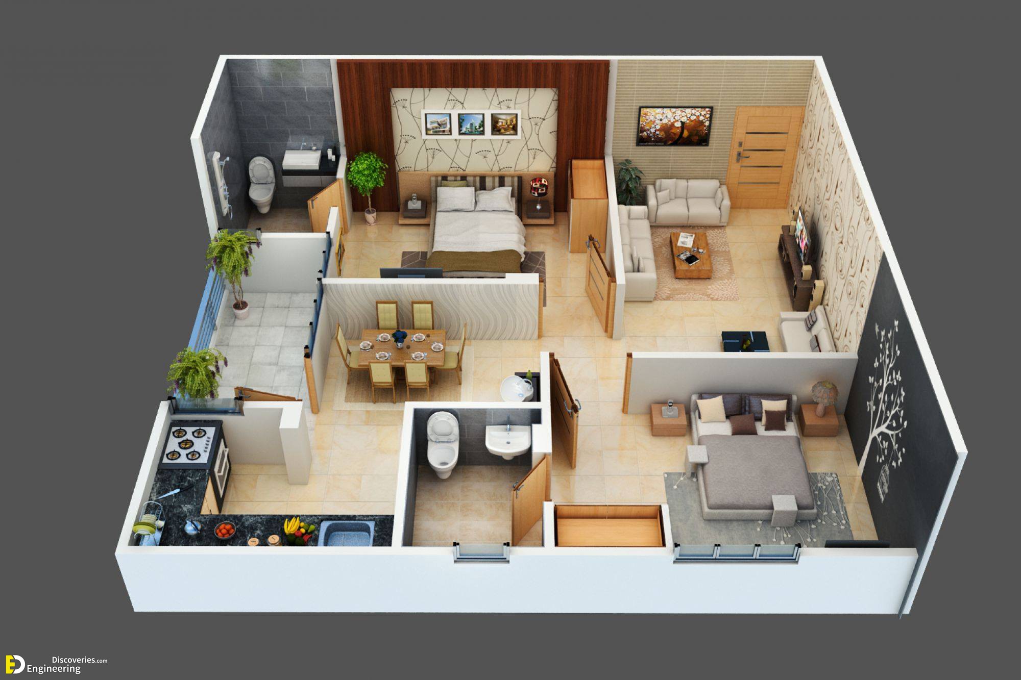 3d 2 story floor plans