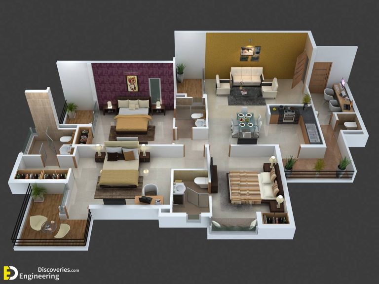 32+ Splendid House Plans In 3D | Engineering Discoveries