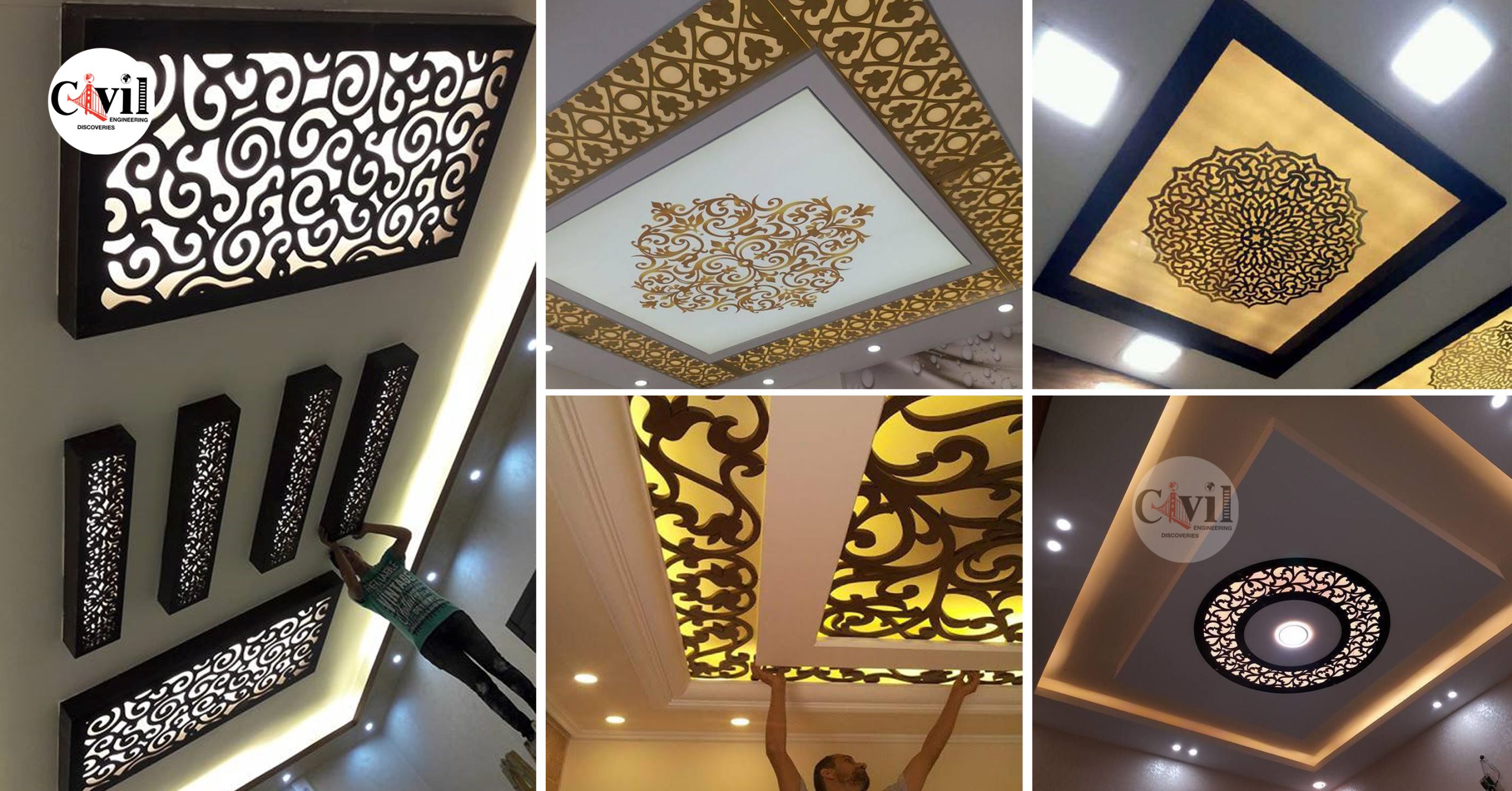 40 Latest Mdf Cnc Jali Ceiling Design