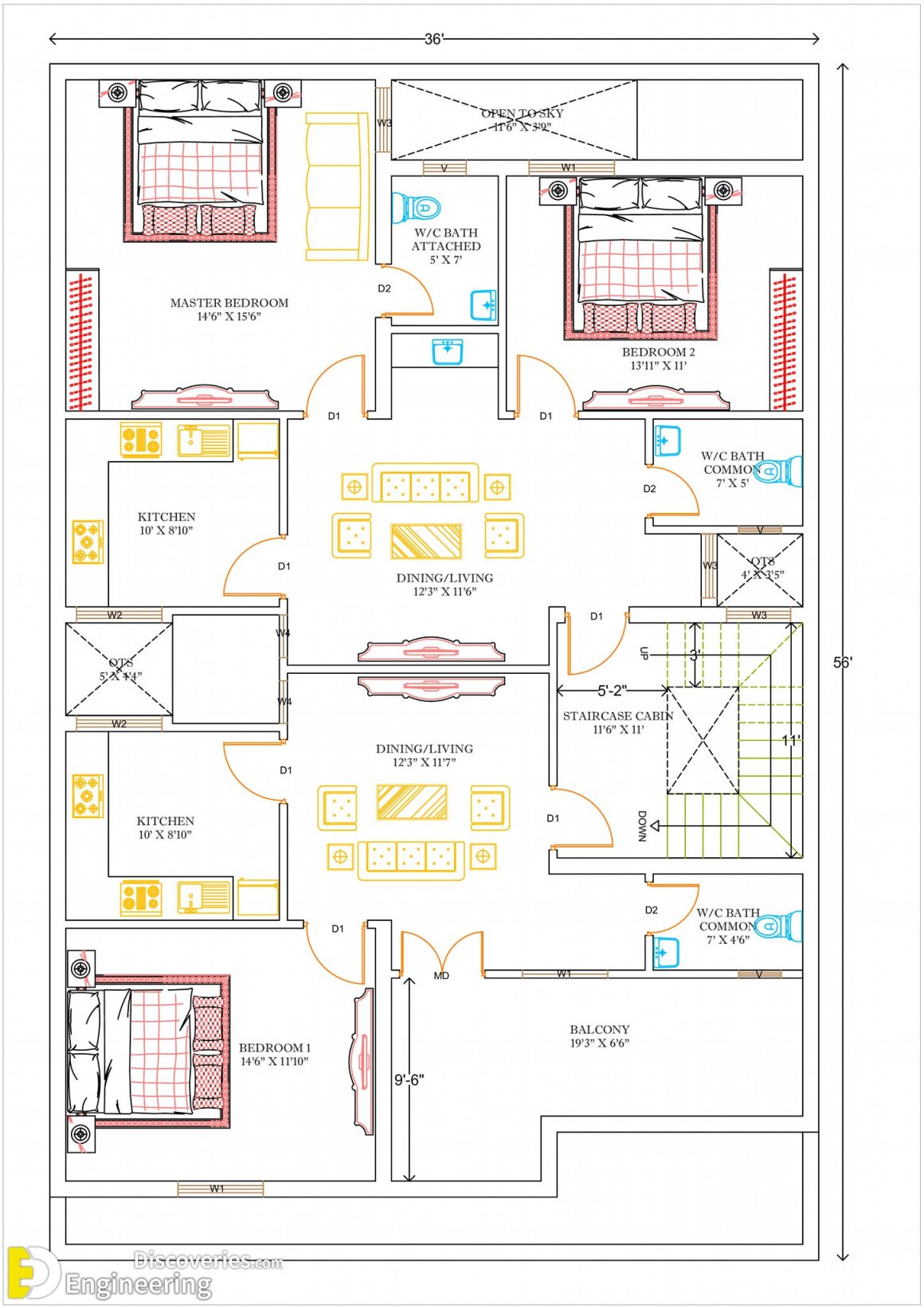 Royal House Plan Ideas For Different Areas | Engineering Discoveries