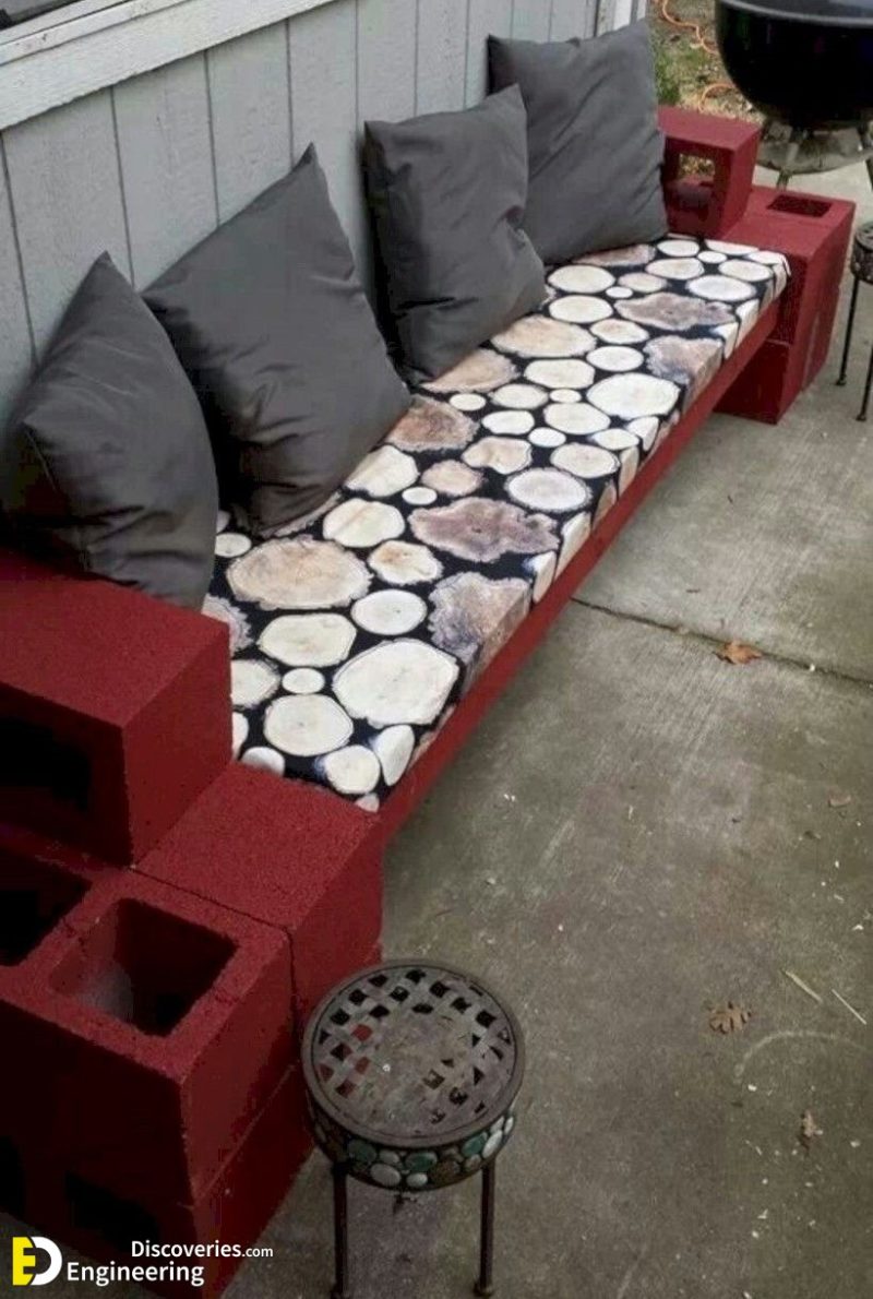 32+ Creative Concrete Block Bench Ideas For Your Garden Engineering