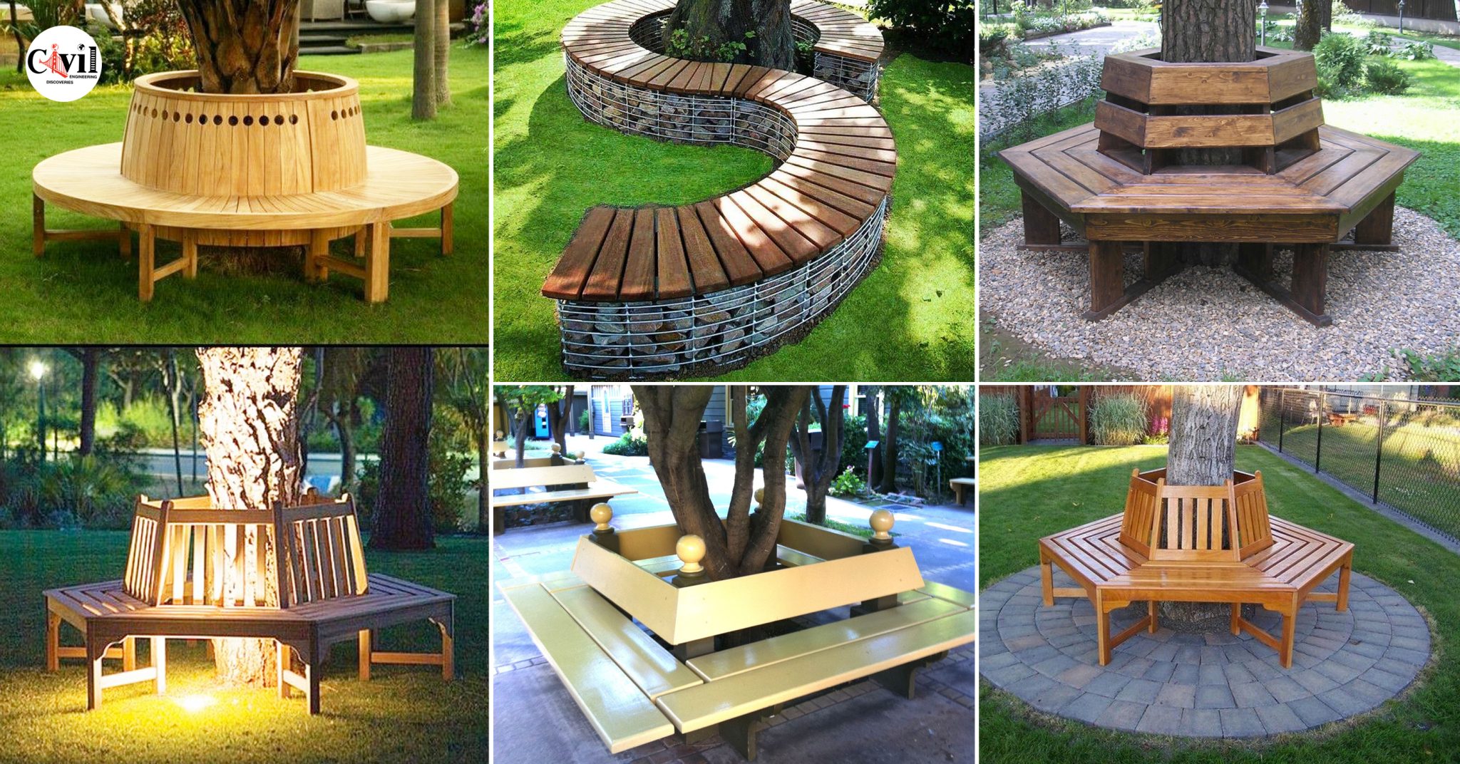 27 Wonderful Benches Around The Tree For Memorable Moments   27 Wonderful Benches Around The Tree For Memorable Moments 2048x1072 