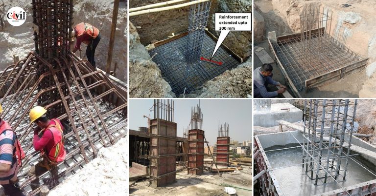 31+ Images RCC Concrete Footing And Column Under Construction ...